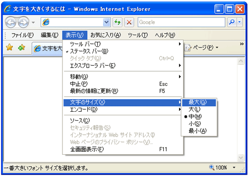 Windows版Internet Explorer（インターネット・エクスプローラー）